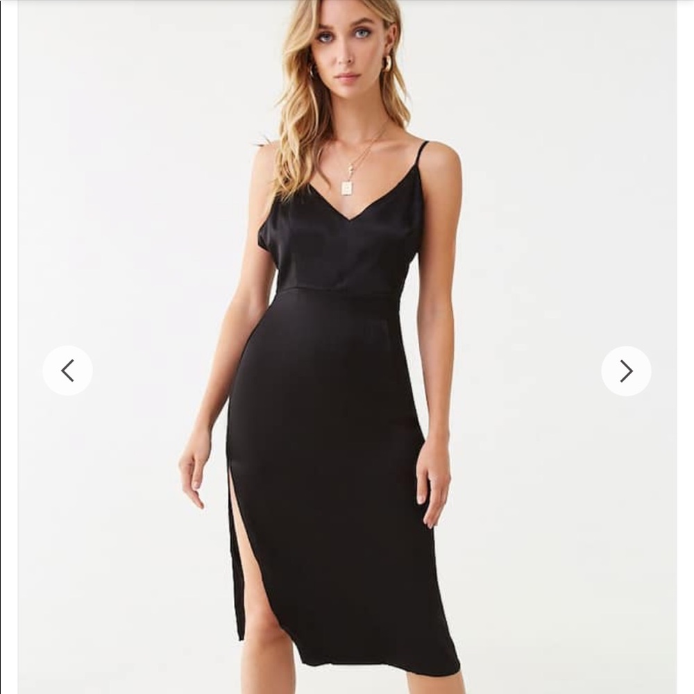 Nwot satin slip dress